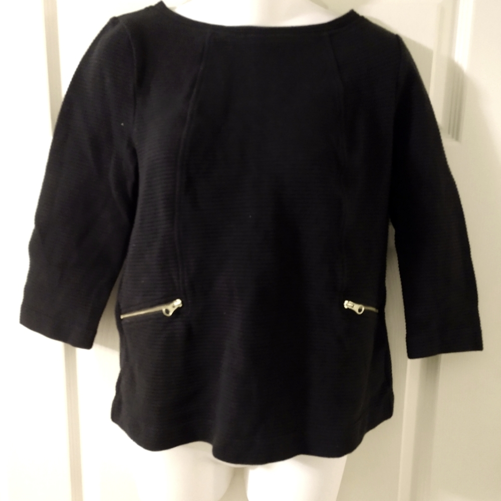 Boden women's zipper blouse top